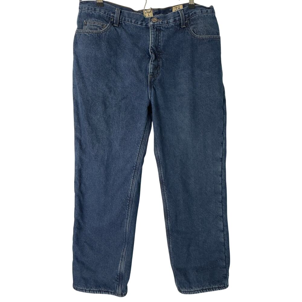 Red Head Brand Co. Jeans Men's 38 X 30 Cotton Fleece Lined Straight Leg Zip‎ Fly